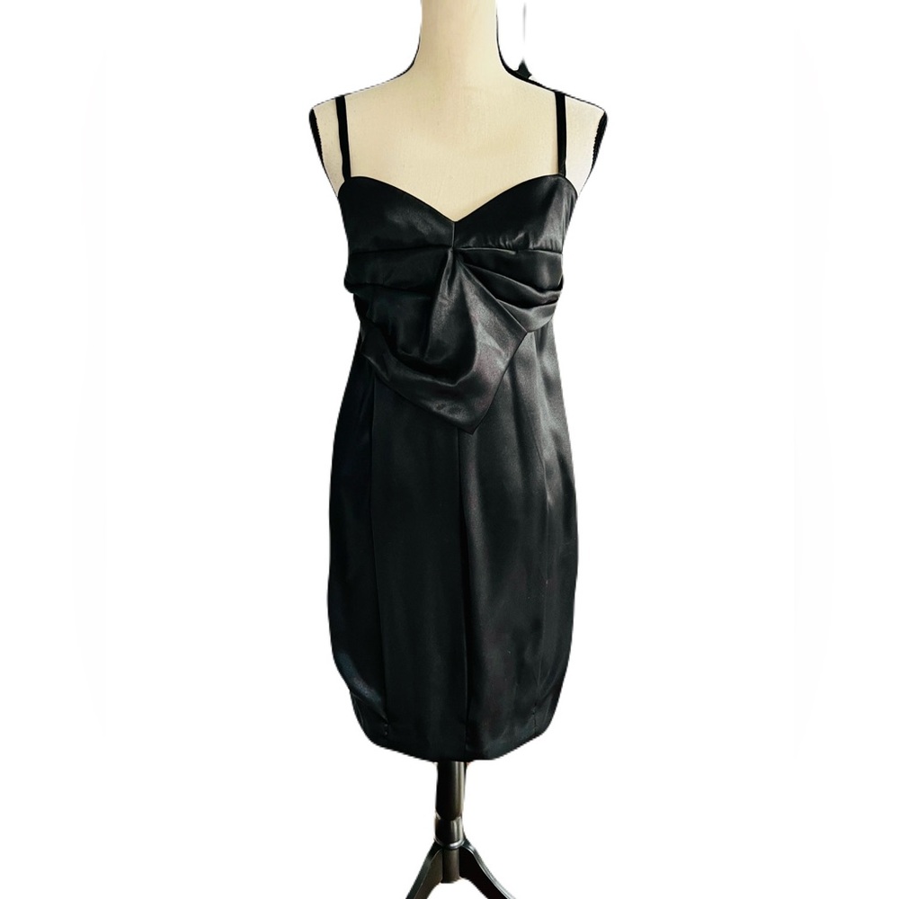 Onyx Nite Satin Dress
